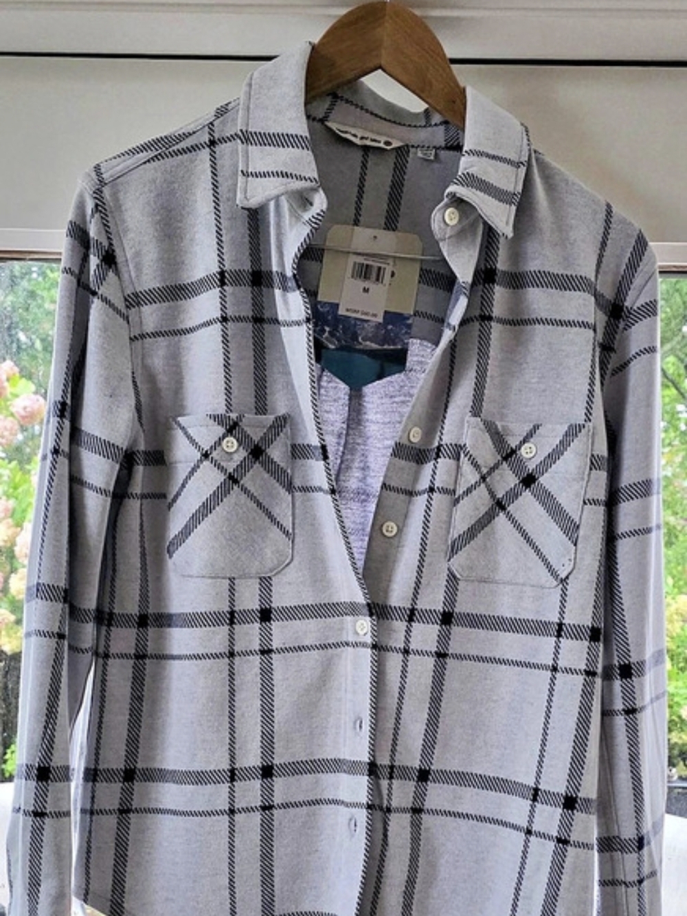 Mountain and Isles Plaid Utility Shirt Jacket Size Medium NWT